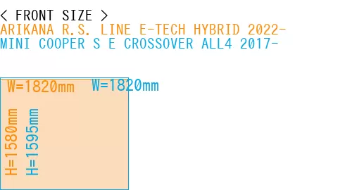 #ARIKANA R.S. LINE E-TECH HYBRID 2022- + MINI COOPER S E CROSSOVER ALL4 2017-